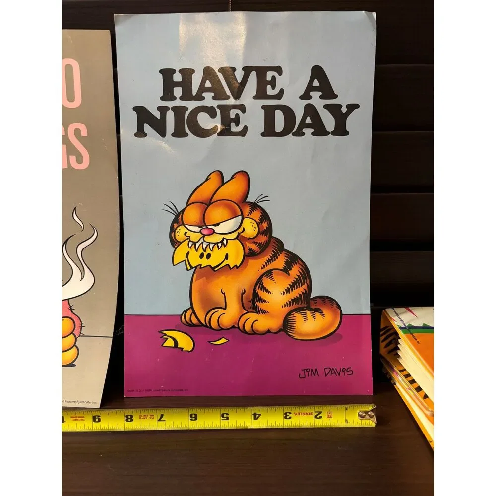 Retro Vintage 1970's Garfield Gift set